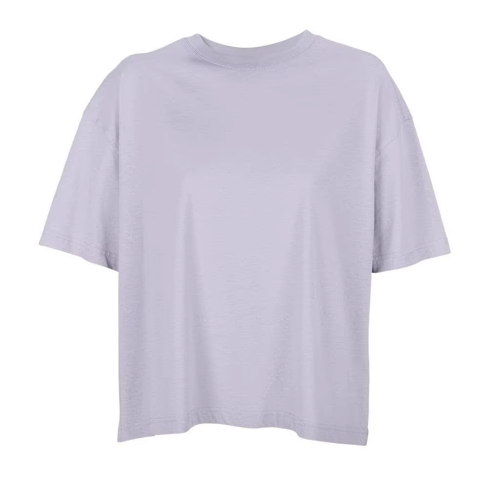 MARNAULA.BOXY WOMEN's Oversize t-shirt. Size = XS,COLOR = Lilac