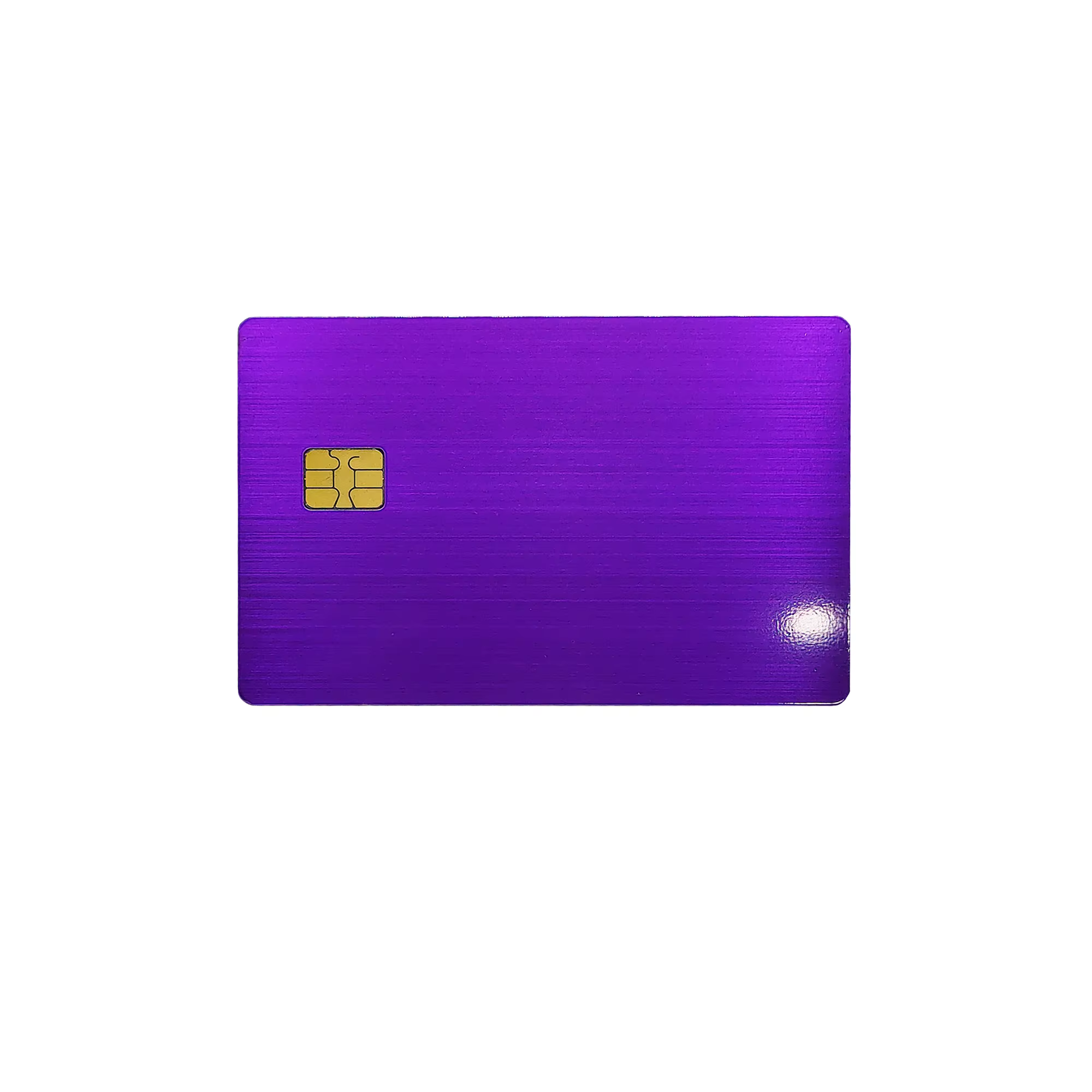 1 Pieces Blank No Recording Printable Metal Business Membership Access Control Card 4442 Chip HICO Magnetic Strip