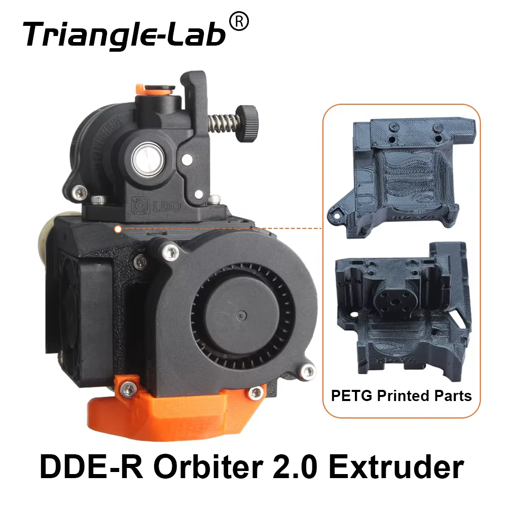 C Trianglelab DDE-R Orbiter 2.0 Extruder For Creality Ender3 CR10 3D Printer Compatible with Dragon Rapido TD6S V6DM Hotend