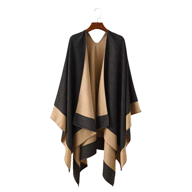 New Spring and Autumn Winter Solid Color European and American Travel Warm Big Shawl for Giving Mom and Girlfriend Gifts