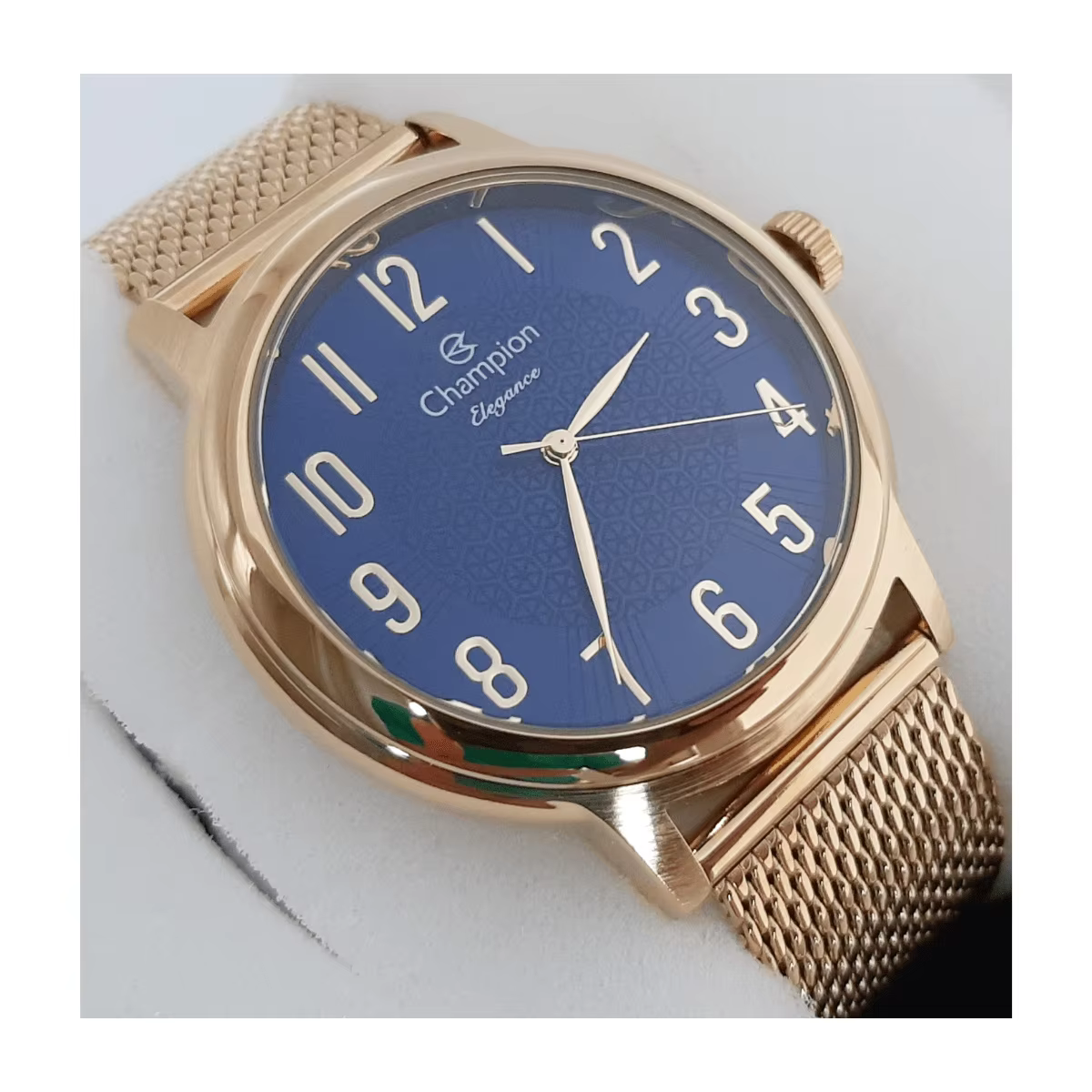 Champion Golden Women's Original Watch Big Numbers Waterproof