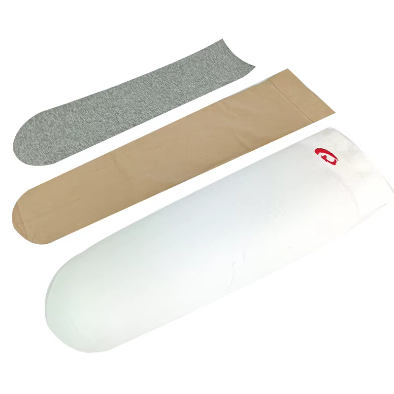 Calf Prosthetic Gel Sleeve Silicone Sock Disabled Residual Limb Leg Below Knee Amputees Sheath Soft Cover Liner Stump Amputation