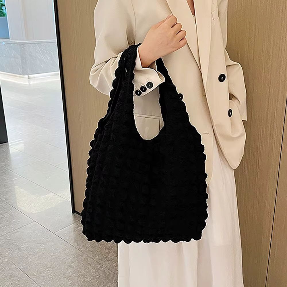 Big size Porle square cloud bag lightweight Daily shoulder bag