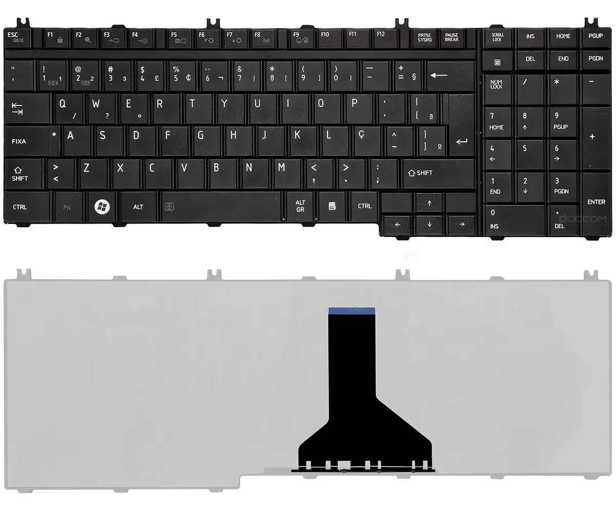 Teclado Compatível Notebook Toshiba Satellite L350 L355 L355d L500 L505 L550 L550d L500d L505-s6946 L505-s5990 A500 A505