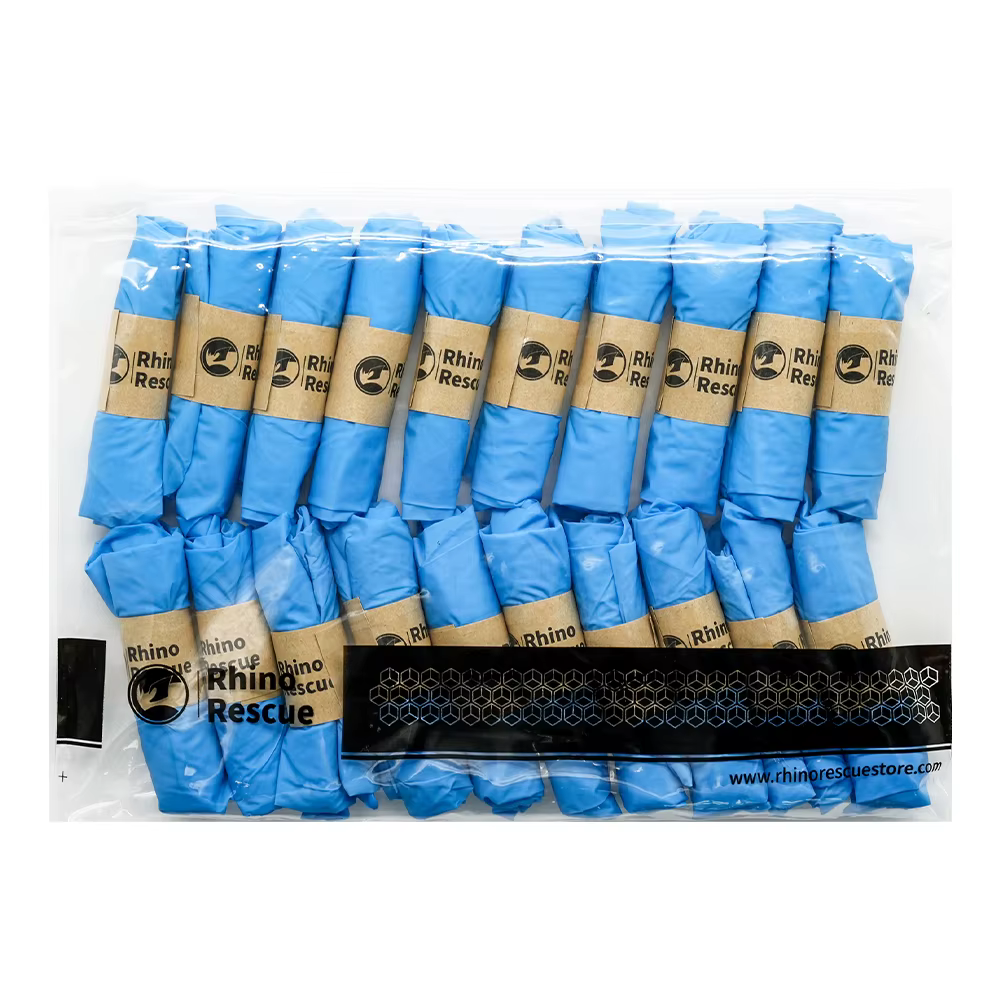 Rhino Rescue Gloves-Powder Free, Latex Free & Rubber Free - Single Use Non-Sterile Protective Gloves