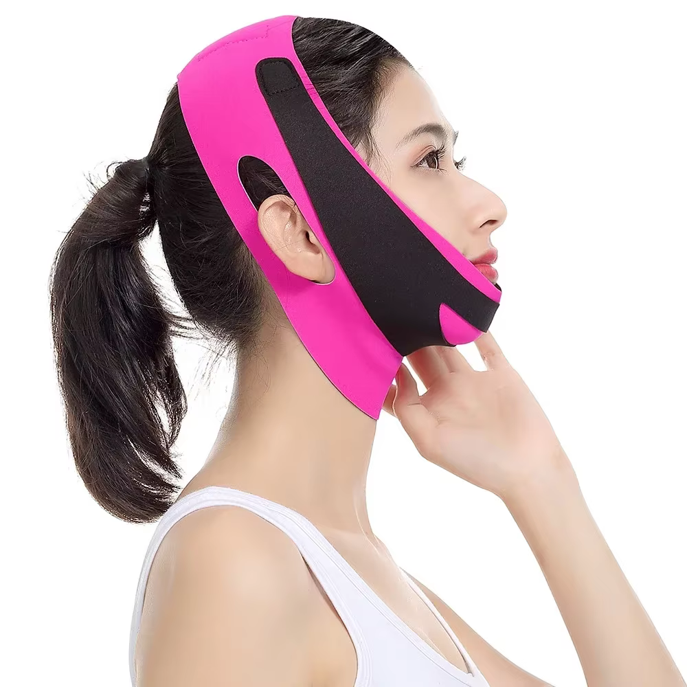 Women Slimming Chin Cheek Slim Lift Up Mask V Face Line Belt Anti Wrinkle Strap Band Facial Beauty Care Tool Sleeping Bandage