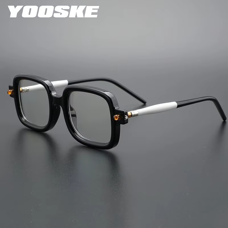 Fashion Square Anti-Blue Light Reading Glasses Women Men Ultralight Comfortable Presbyopia Eyeglasses Vintage Hyperopia Eyewear
