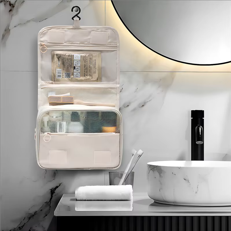 Travel Washing Pouches Washing Bag Wall-mounted Water-proof Pouches Carrier Pouches for Counseback Compression Pouches Cosmetic Pouches