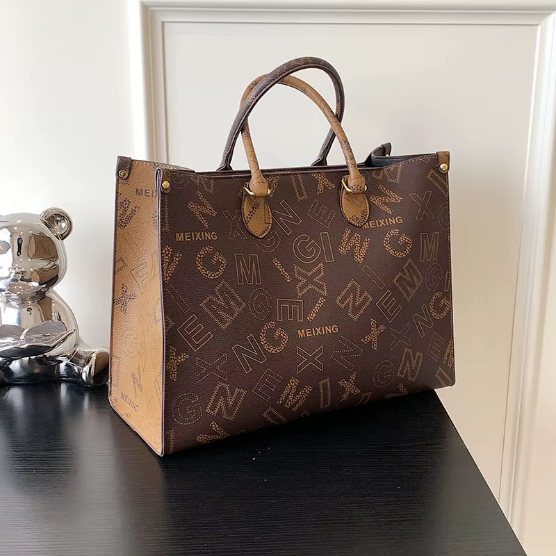 Large Capcity Luxury Designer Tote Purses Handbags For Young Women Double-sided Pattern Bags