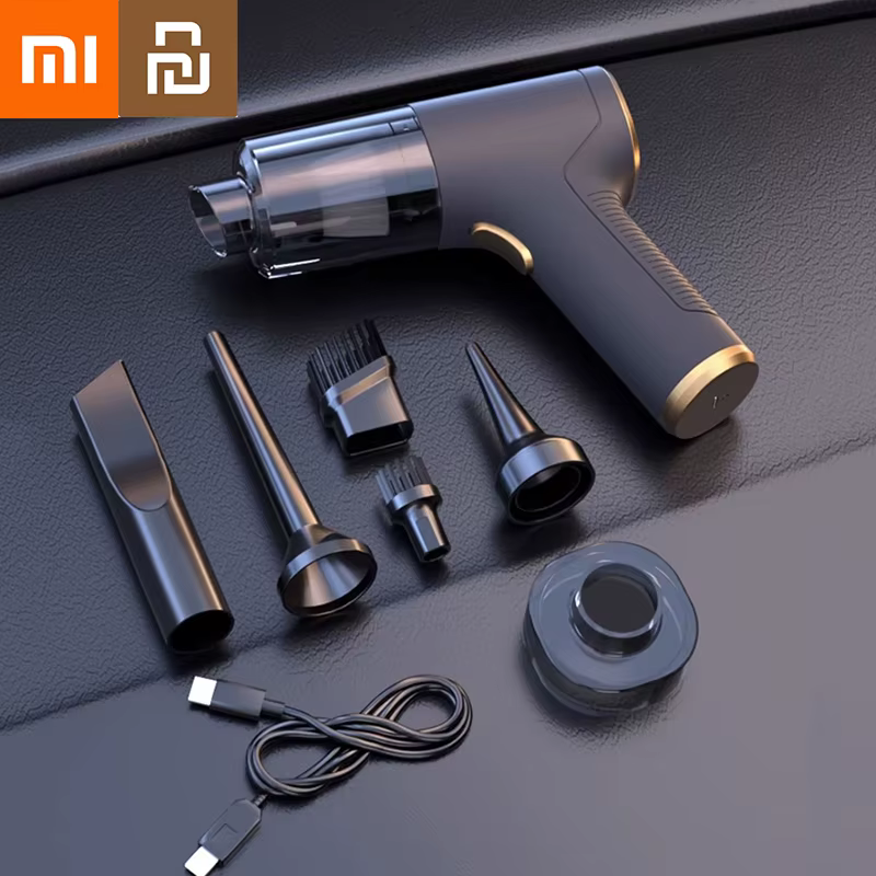 Xiaomi Youpin Car Vacuum Cleaner Powerful Cleaning Machine Strong Suction Handheld For Car Home Portable Wireless Cleaner New Mi