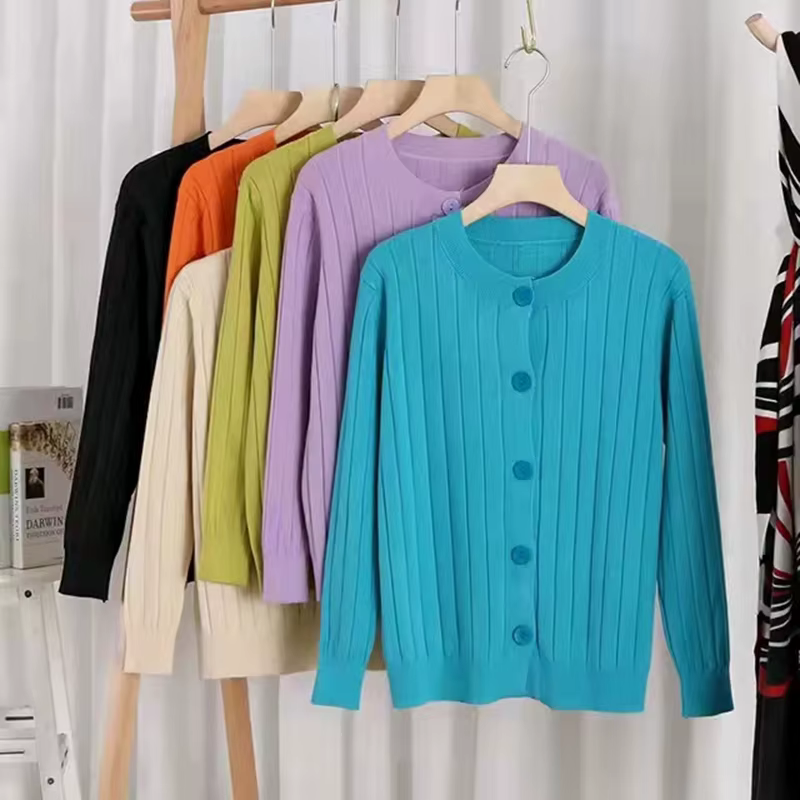 Sweaters Oo-TOter Women's autumn and winter Knot-long-sleeved Vintage Top CD0673