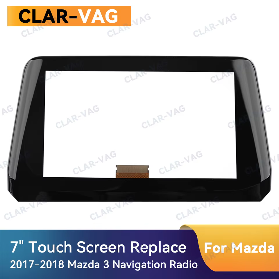 B61A61-1J0 For Mazda 3 2017-2018 7 Inch 50 Pin Glass Touch Screen ar CD Audio Radio Replacement Parts