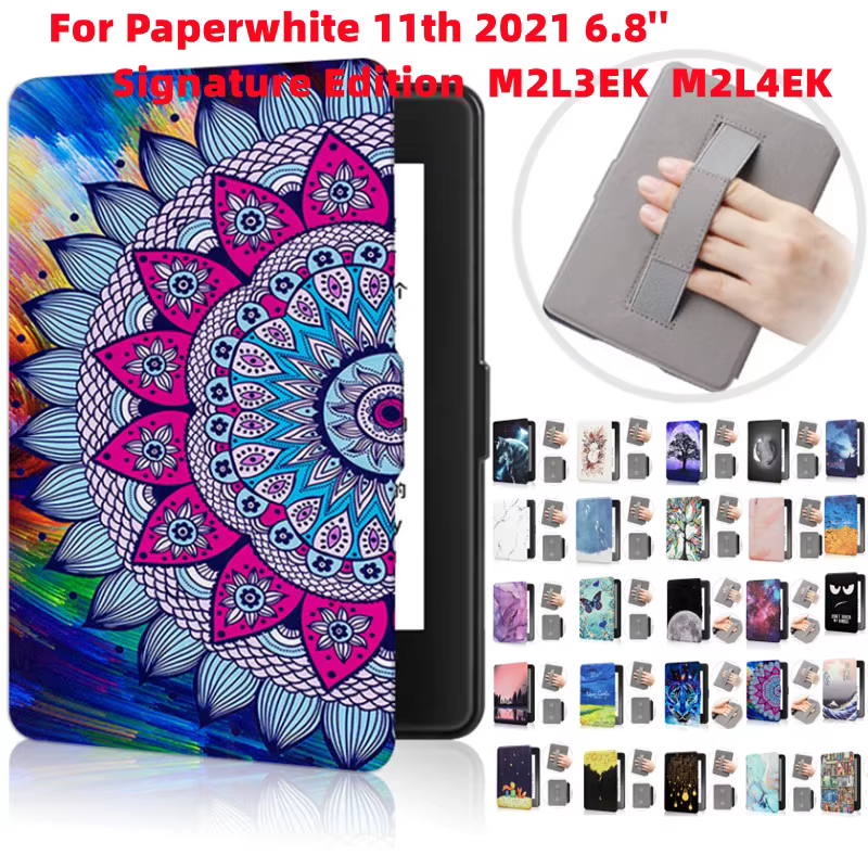 Magnetic Smart Cover for 2021 All New Kindle Paperwhite 5 11th Generation 6.8 Inch Signature Edition M2L3EK M2L4EK Ebook Case