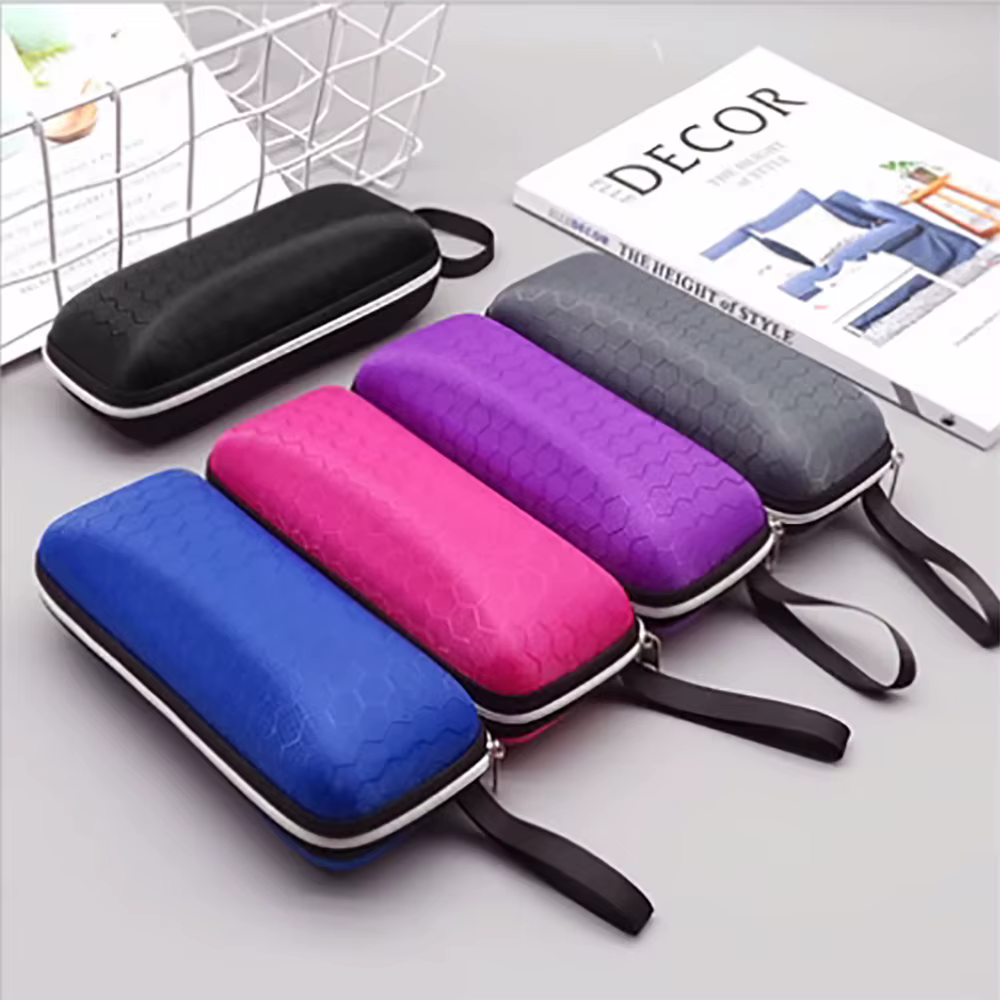 Eyewear Cases Cover Sunglasses Case For Women Glasses Box With Lanyard Zipper Eyeglass Cases For Men