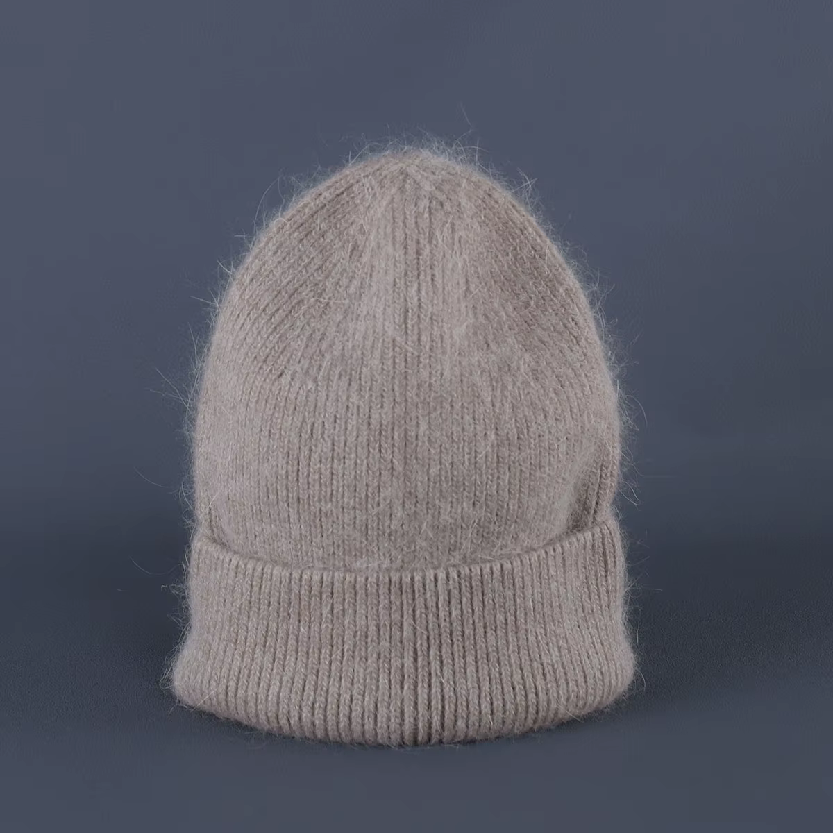 new Hot Selling Winter Hat Real Rabbit Fur Winter Hats For Women Fashion Warm Beanie Hats Women Solid Adult Cover Head Cap