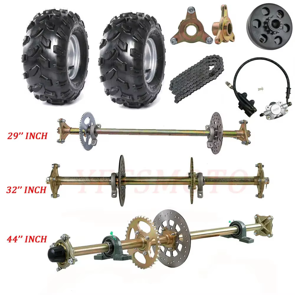 Not a whole Set 29"-44" Rear Live Axle Kits Wheel Hub for Go Kart Trike 4 Wheeler 4 stroke GY6 50CC-110CC scooters Quad Bike ATV