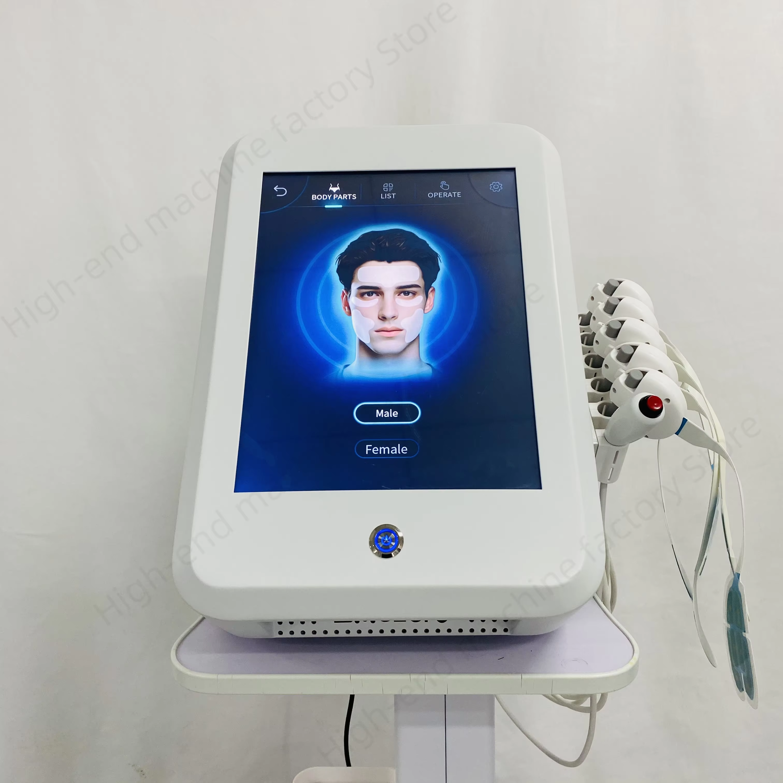 EMSzero Non-invasive EMrf Muscle Face RF Heat Energy Output Strong Pulsed Magnetic Lift Wrinkle Removal Machine Painless Salon