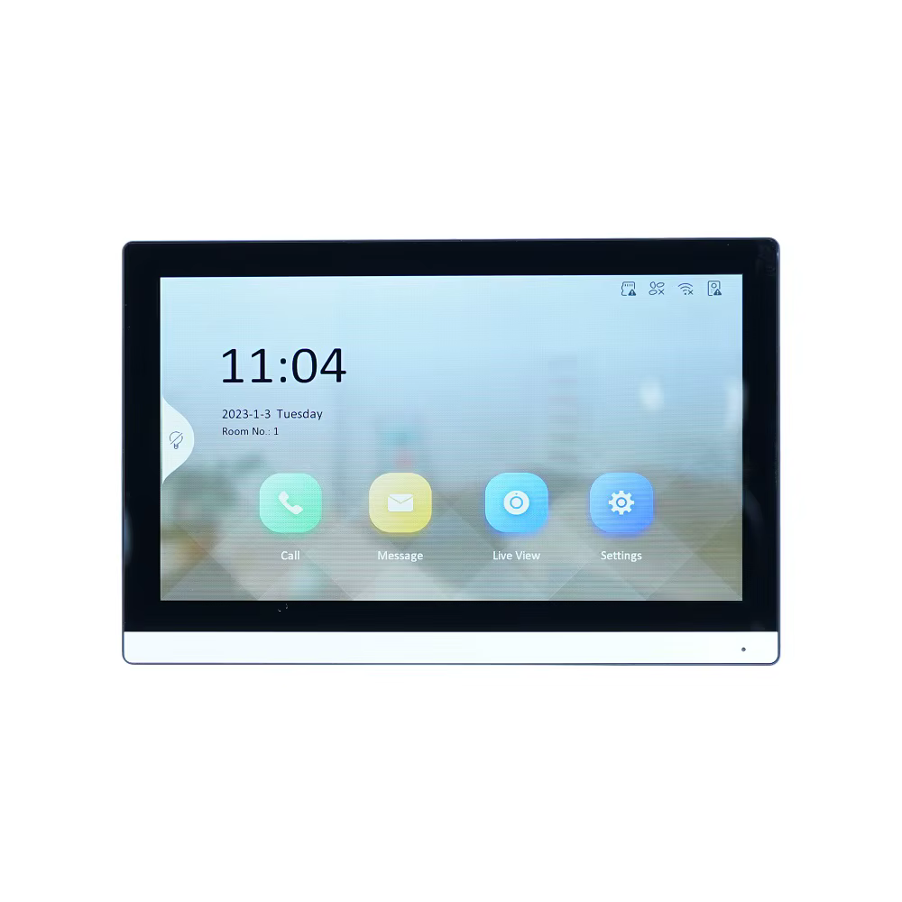 HIKVISION Multi-Language 7-Inch PoE Indoor Monitor DS-KH6350-WTE1 replace DS-KH6320-WTE1, app Hik-connect,WiFi,Video intercom