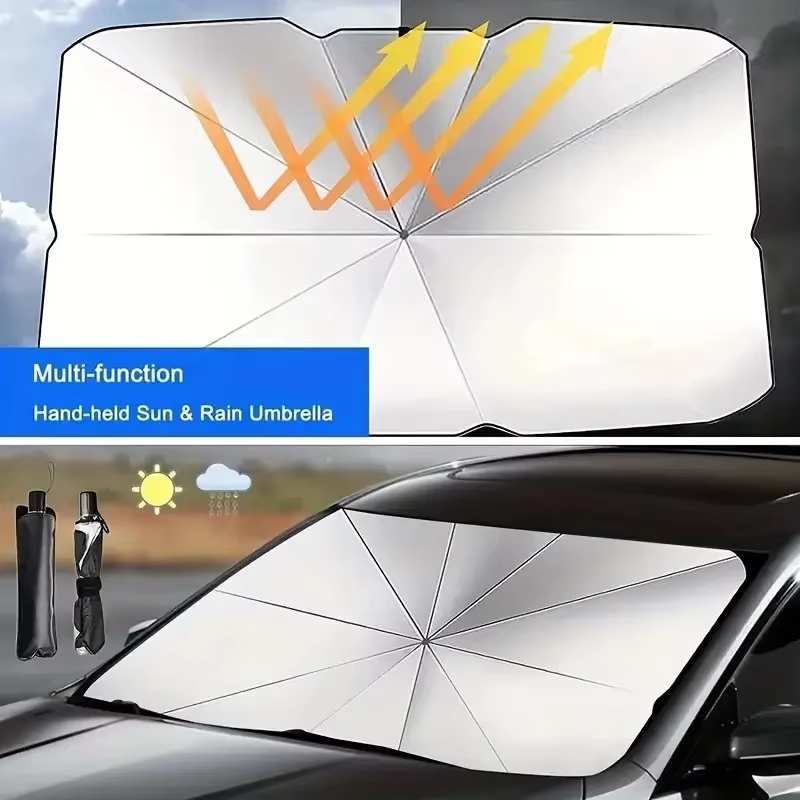 car sunshade car sunshade retractable sunscreen heat insulation front windshield parasol Sunshades Windshield Sunshades