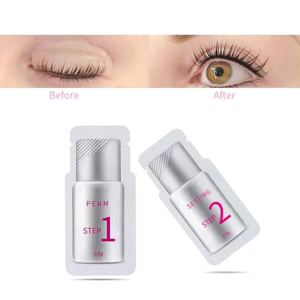 10 Pairs/Lot ICONSIGN Lash Lift Lotion Sachet Quick Perm Fixation Lotion Lashes Lifting Curl Eyelash Makeup Tools