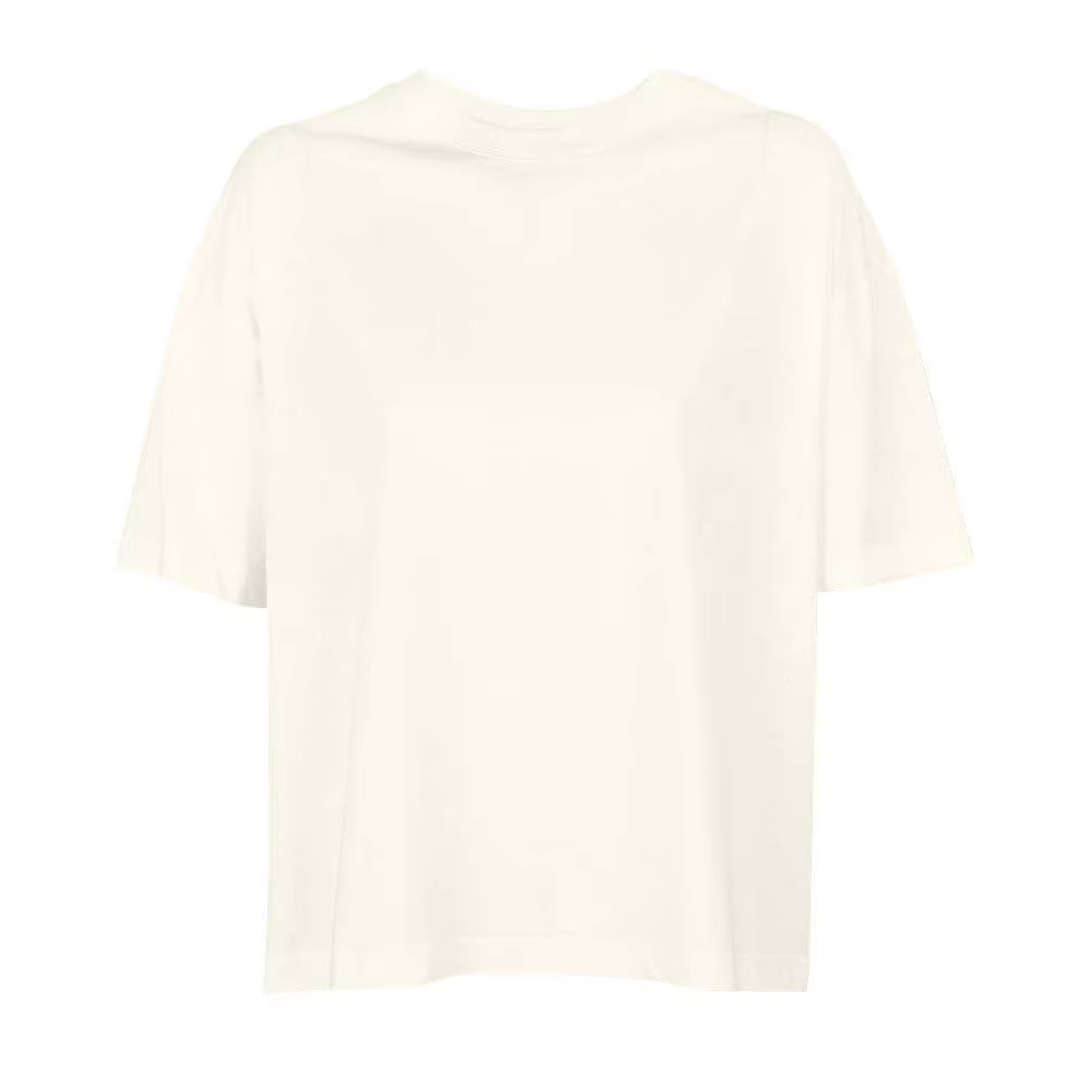 MARNAULA.BOXY WOMEN's Oversize t-shirt. Size = XL,COLOR = cream White