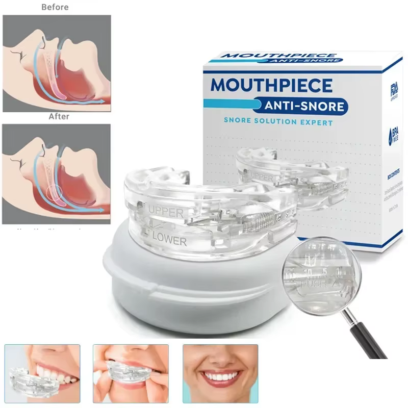 Anti Snoring Mouth Guard Adjustable Anti-Snoring Mouthpiece Sleeping Devices Bruxism Snoring Stopper Improve Sleep Mouthpiece