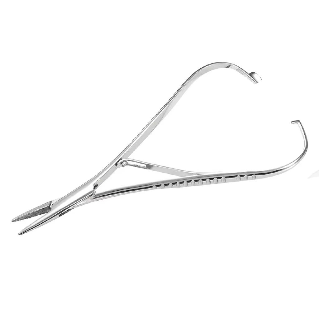 1pc Dental Lab Stainless Steel Mathiew Needle Holder 14cm Dentist Forceps Dentistry Tools