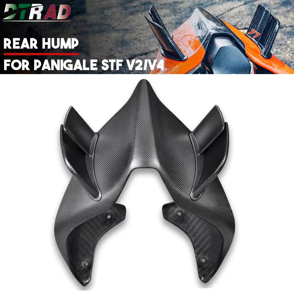 For DUCATI Panigale V2 V4 R SP Streetfighter V2 V4S Carbon Fiber Rear Hump Seat Tail Cover With Winglets Motorcycle Accessories