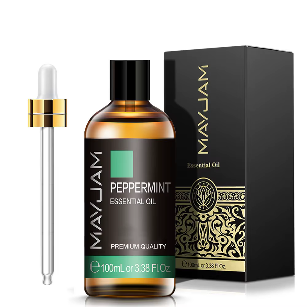 MAYJAM 100ml Essential Oil Diffuser Peppermint Lavender Lemongrass Essential Oils for Bath Humidifier SPA Skin Care Purify Air