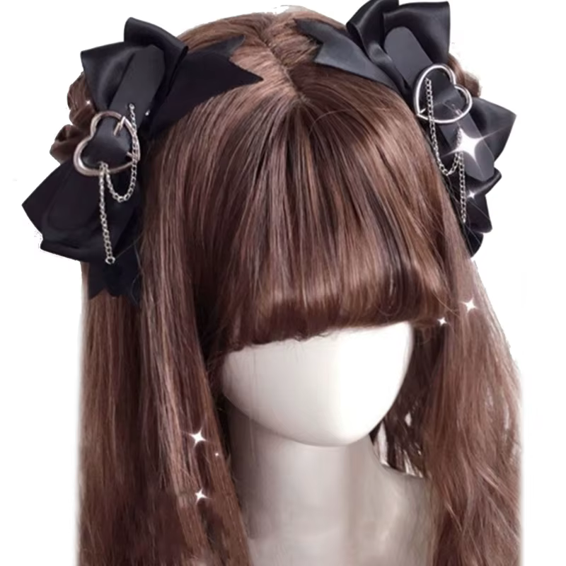 Harajuku Bowknot Hair Clip Ponytail Bangs Hair Travel Hairpins Lovely Hairclip