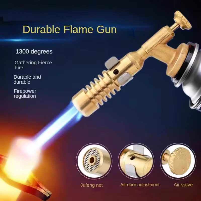 Multifunctional welding burner welding firearm firearm gas torches flame gun BLW, barbecue camping cooking writer heated camping