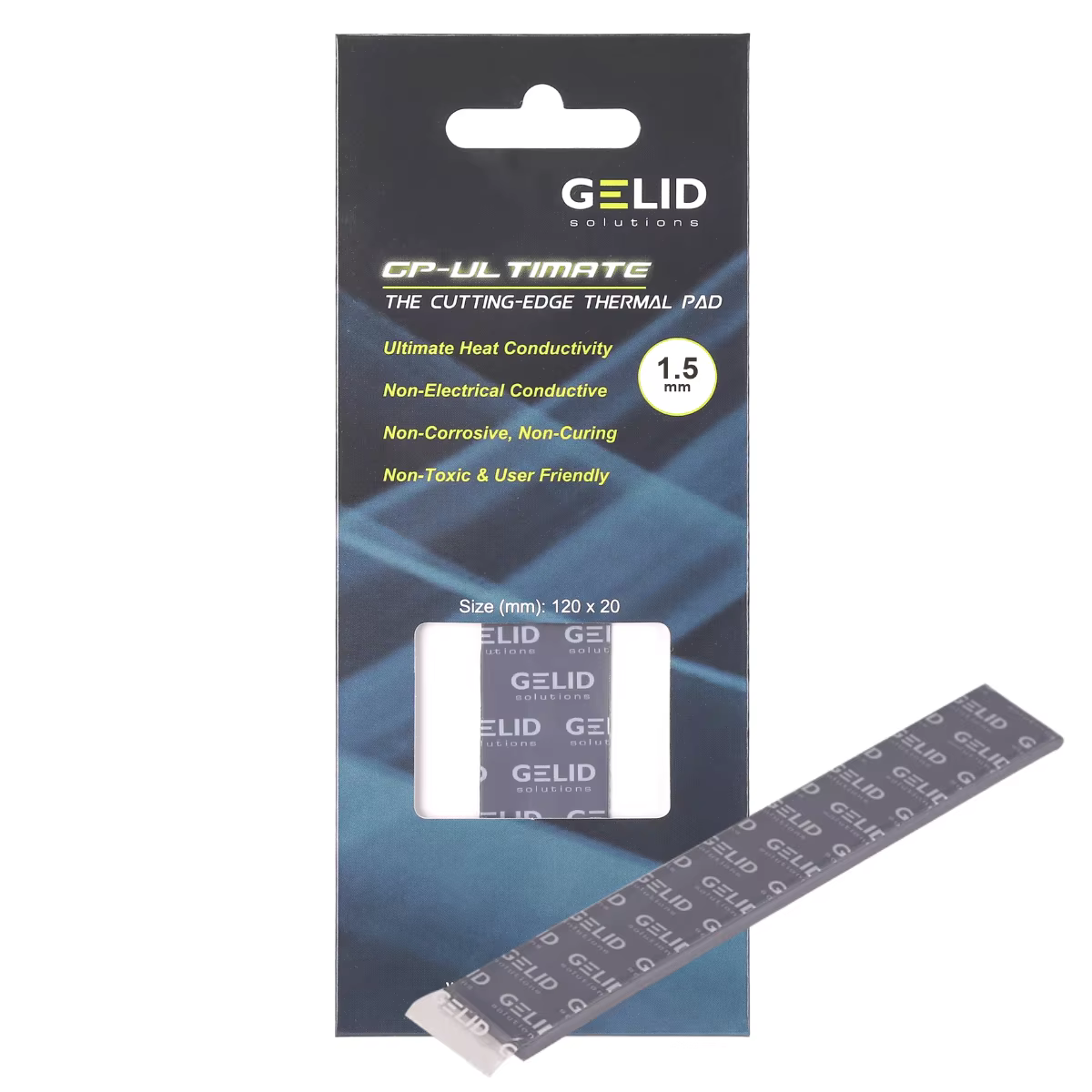 Thermal Pad Gelid Gp-ultimate 120mm x 20mm x 1.5mm 15 W/MK