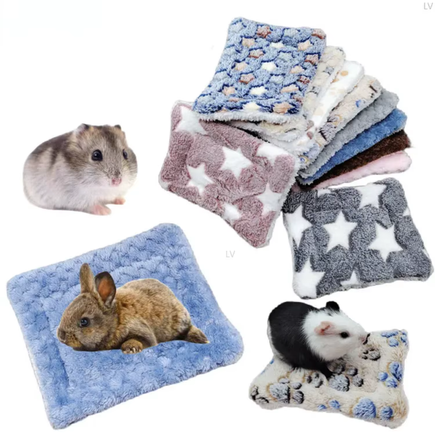 Luxurious, Cozy and Soft Hedgehog Sleep Pad - Ideal Nest House for Small Pets - Perfect Bedding for Hamster, Guinea Pig, Rabbit,