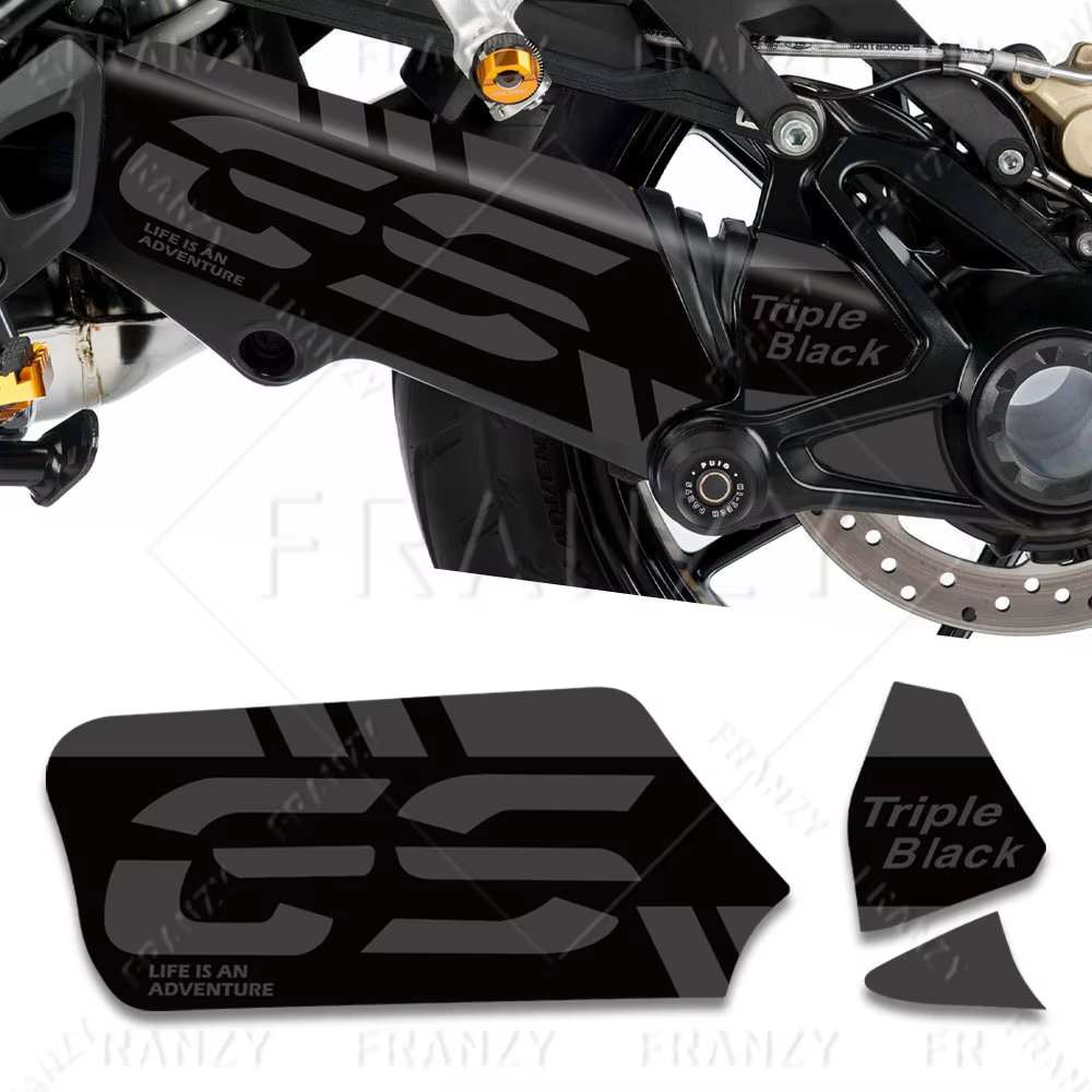 For R1200 GS/GSA13-18 R1250 GS/Adv19-22 3M Motorcycle Swingarm Decal Adventure Triple Black Waterproof Sticker Accessories