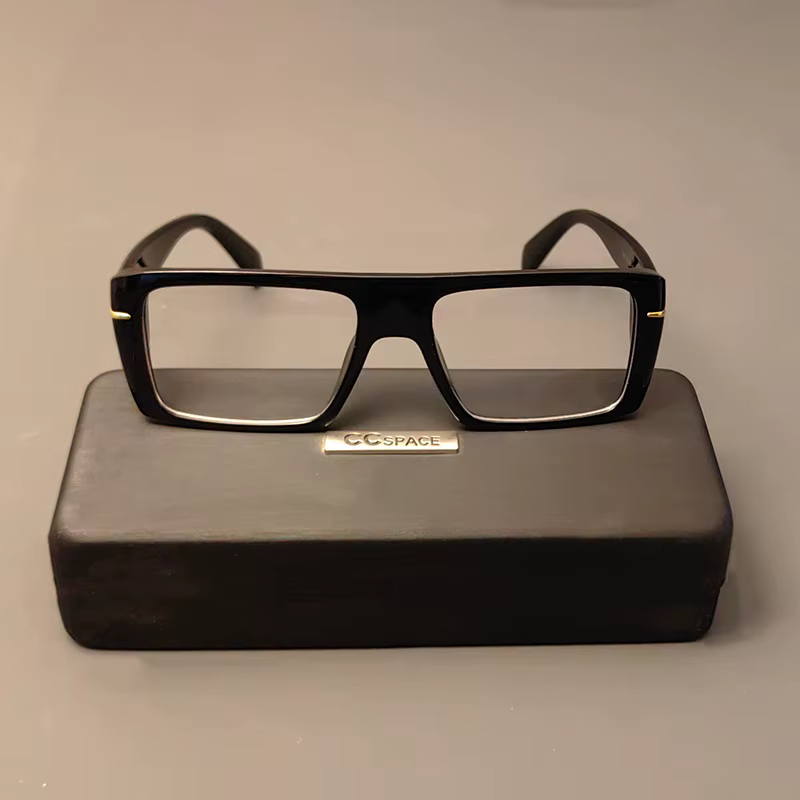 54434 Big Frame Rectangle Men Transparent Computer Glasses Frame Anti Blue Light Eyewear Blocking Glasses