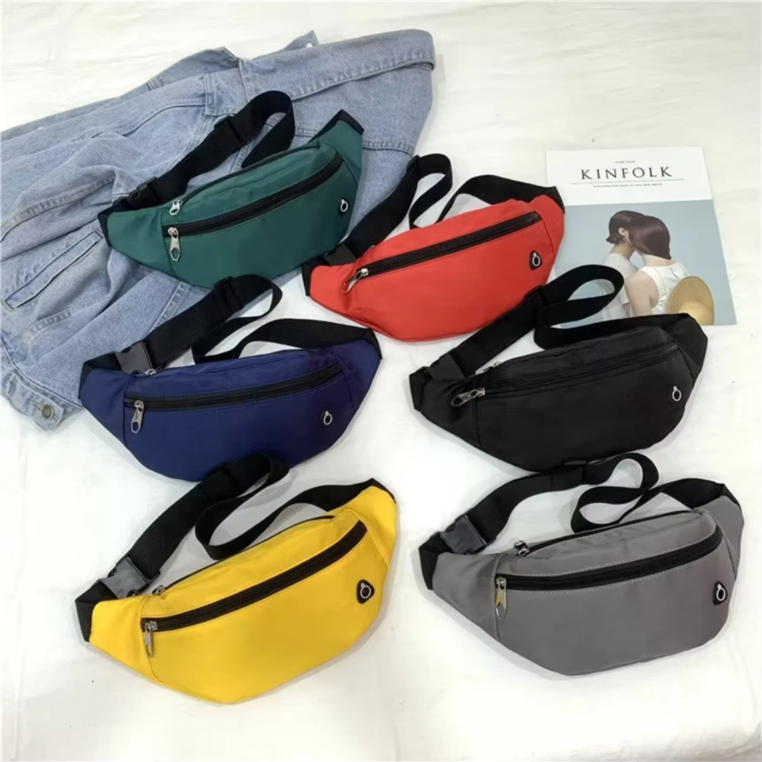 Uned travel waist bag pack, casual functional belt shoulder bag, sports belt pouch, mobile phone money chess