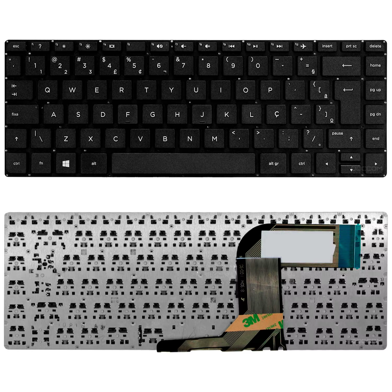 Teclado Compatível Notebook HP 14-v064br 14-v065br 14-v066br 14-v063br 14-v 773713-201 V14086br1 Layout ABNT2 BR