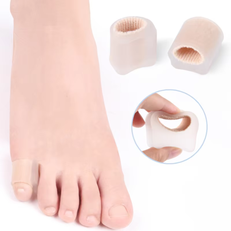100Pcs=50Pairs Soft Gel Toe Separators Finger Spacers Bunion Corrector for Overlapping Hallux Valgus Hammer Toe Foot Care Tool