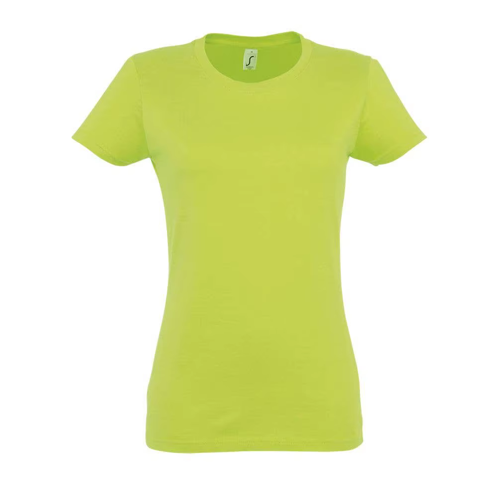 MARNAULA.IMPERIAL WOMEN o neck t shirt WOMEN size = S COLOR = apple green