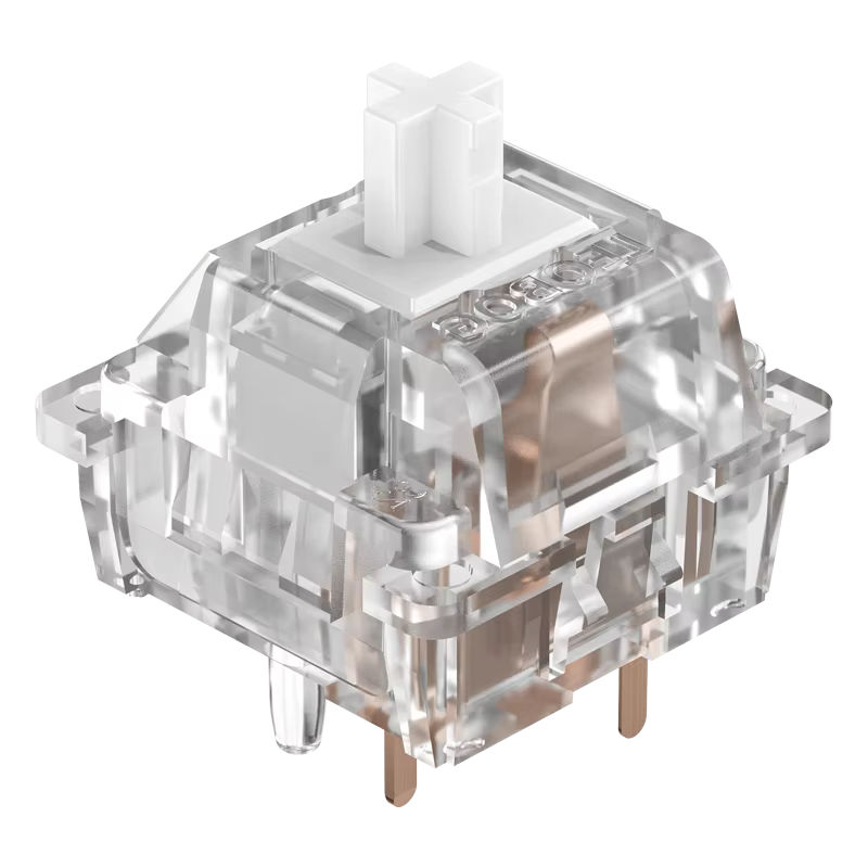 LEOBOG Ice Soul Switches 5 Pin 49gf Tactile Switch Compatible for MX Mechanical Keyboard (100 pcs)