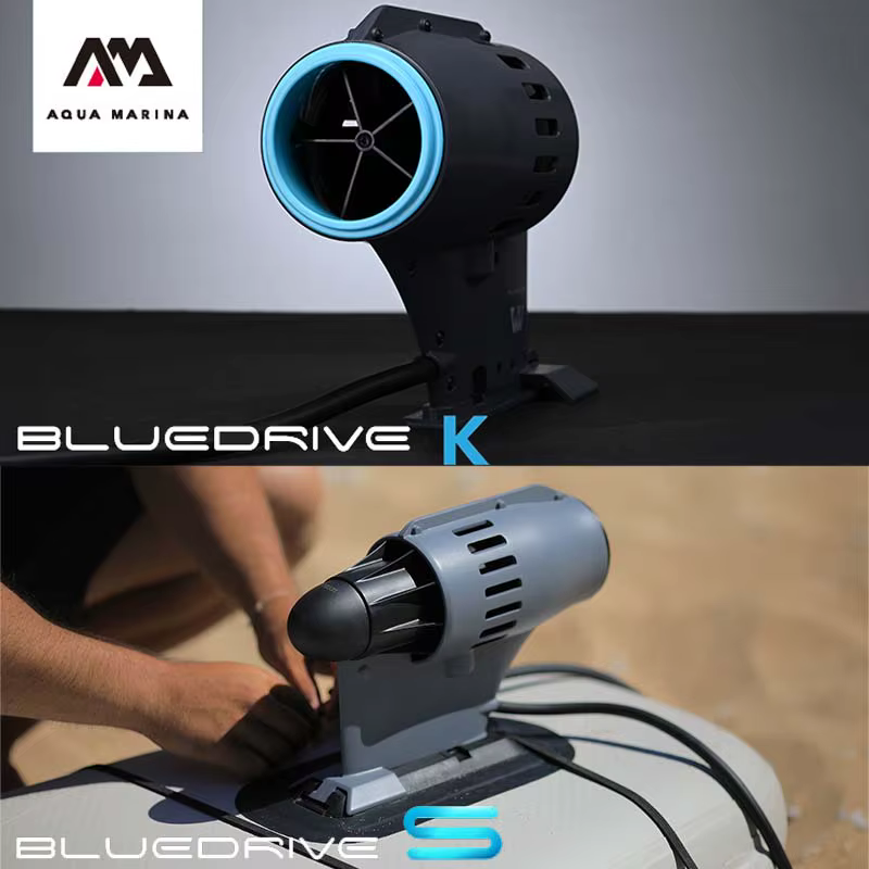 AQUA MARINA BLUEDRIVE POWER FIN 12V Battery Electric Engine Motor SUP Stand Up Paddle Board Push Surf Kayak Surfboard Propeller