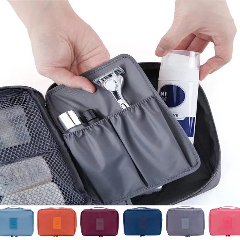 Large Capacity Girl Makeup Bag Outdoor Women Cosmetic Toiletries Make up Cases Organizer Waterproof Female Storage 2024