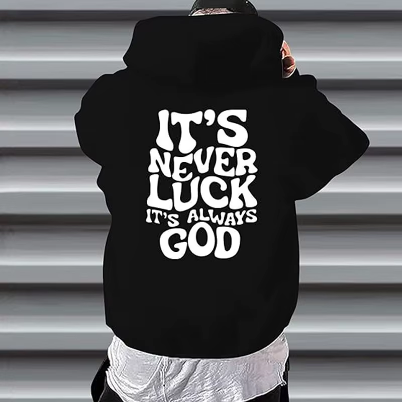 New High Quality Men's Streetwear, Graphic Print Fashionable Cotton Soft Outdoor Sports Hoodie