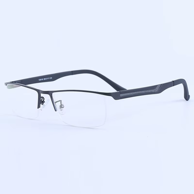 Spectacle Frame Men Eyeglasses Nerd Computer Prescription Optical For Male Eyewear Clear Lens Glasses Frame 12019