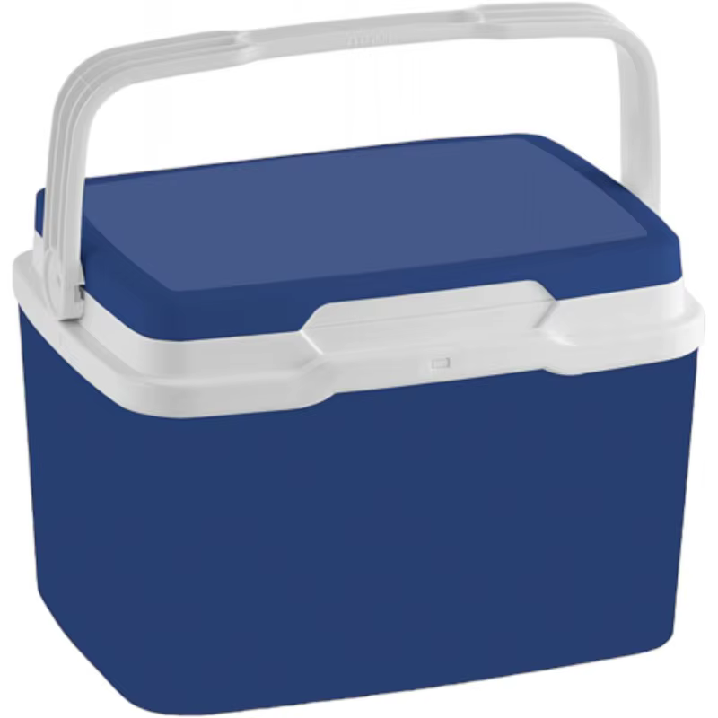 Eurasian shop-fridge portable travel rigid light with handle Ergonomica, polystyrene insulation, comfortable locking system