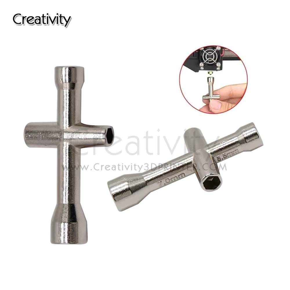 Creativity Mini Screw Nut Hexagonal Cross Wrench Sleeve Maintenance Tool M2 M2.5 M3 M4 4 Size Car Cross Sleeve Wrench