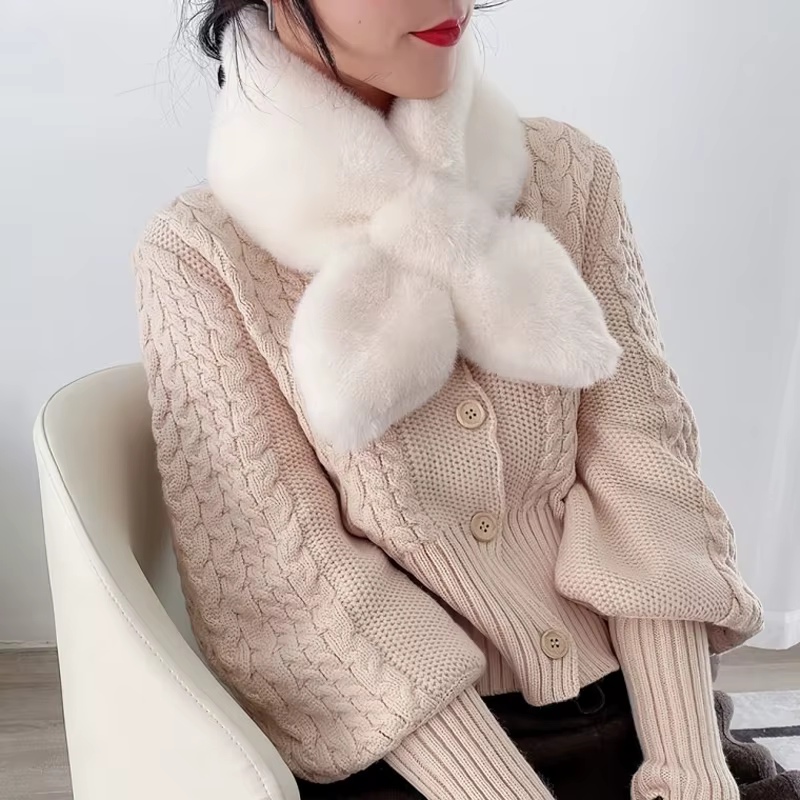 Winter low price Celine permuffler/Petit fur muffler/Winter neckline/Winter muffler/Women's/Fake Perper/fur neckline