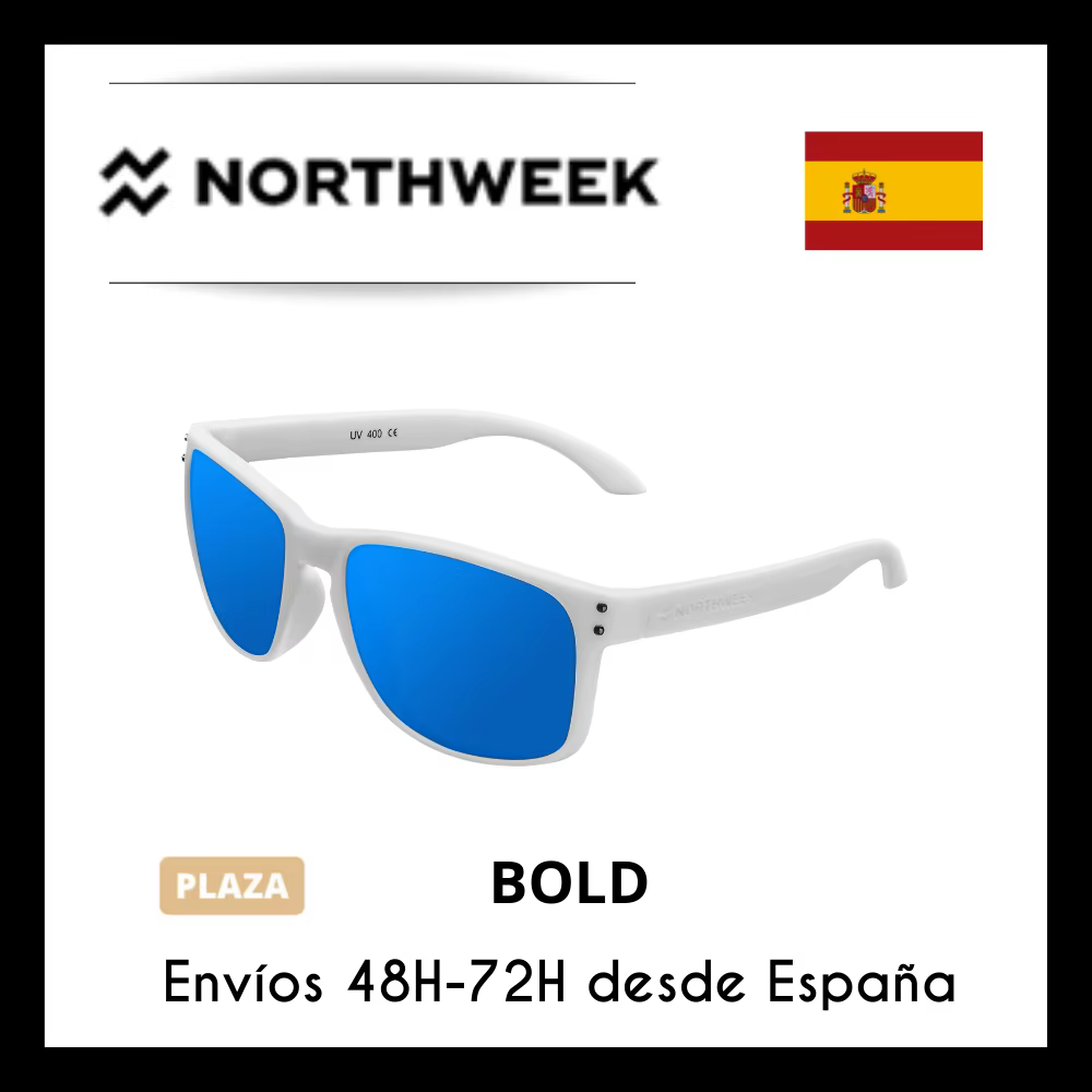 NORTHWEEK BOLD MANUAL. Sunglasses blue lens. Polarized sunglasses for men and women. Quality fashion sunglasses, different designs and current. Free from Spain