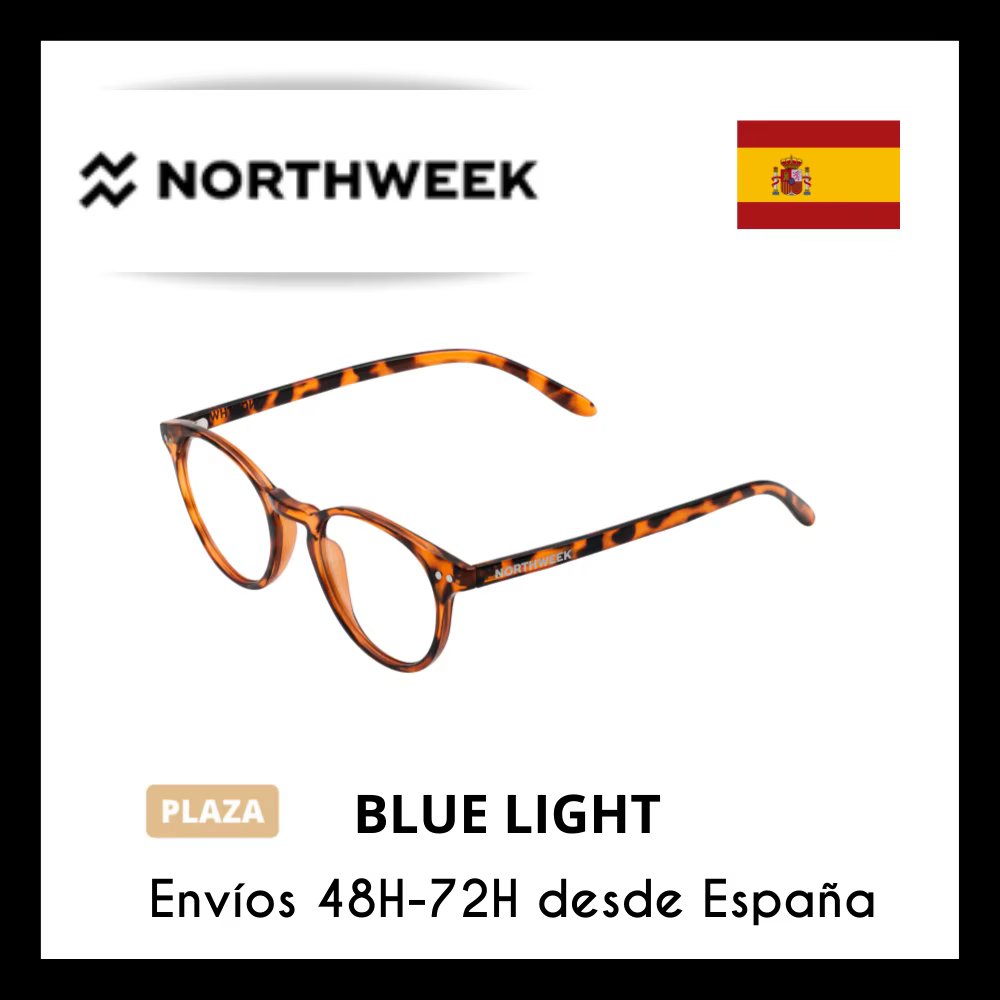 NORTHWEEK BLUE LIGHT HAYES TORTOISE. Protective glasses blue light lock. Glasses for men and women. Glasses protection digital devices, quality, different and current designs. Free from Spain
