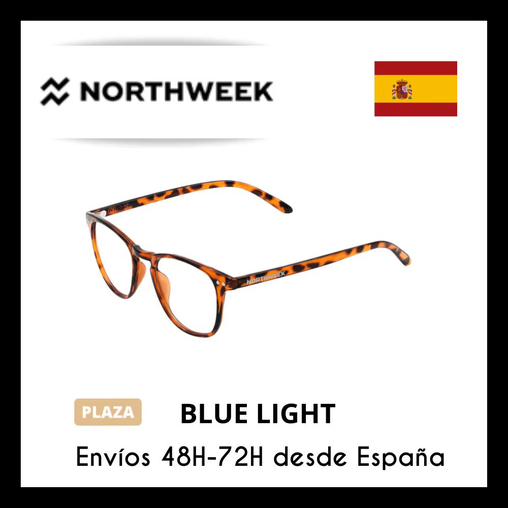 NORTHWEEK BLUE LIGHT WALL TORTOISE. Protective glasses blue light lock. Glasses for men and women. Glasses protection digital devices, quality, different and current designs. Free from Spain